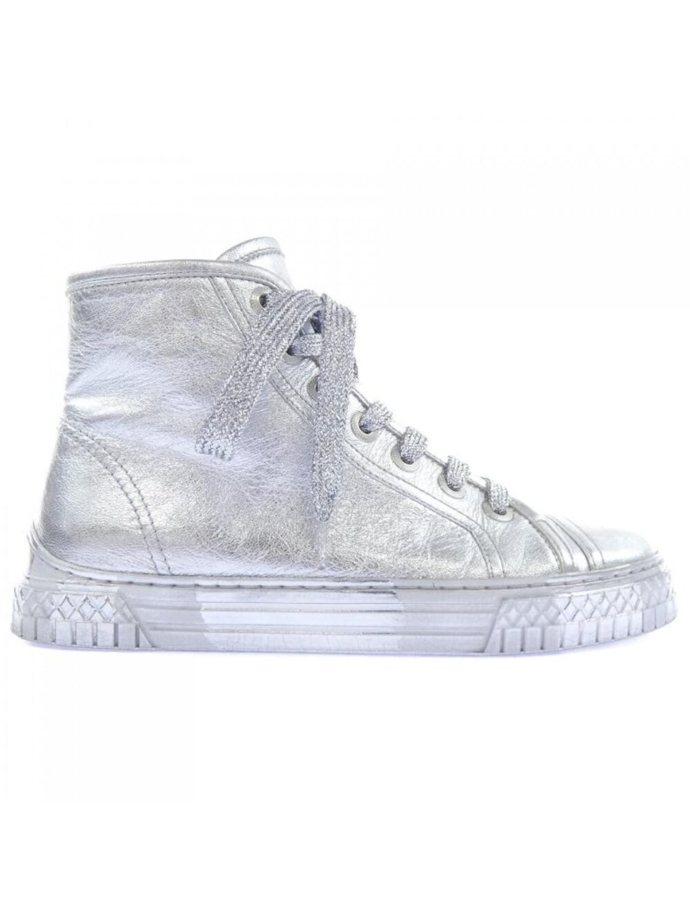Chanel Sneakers Silver